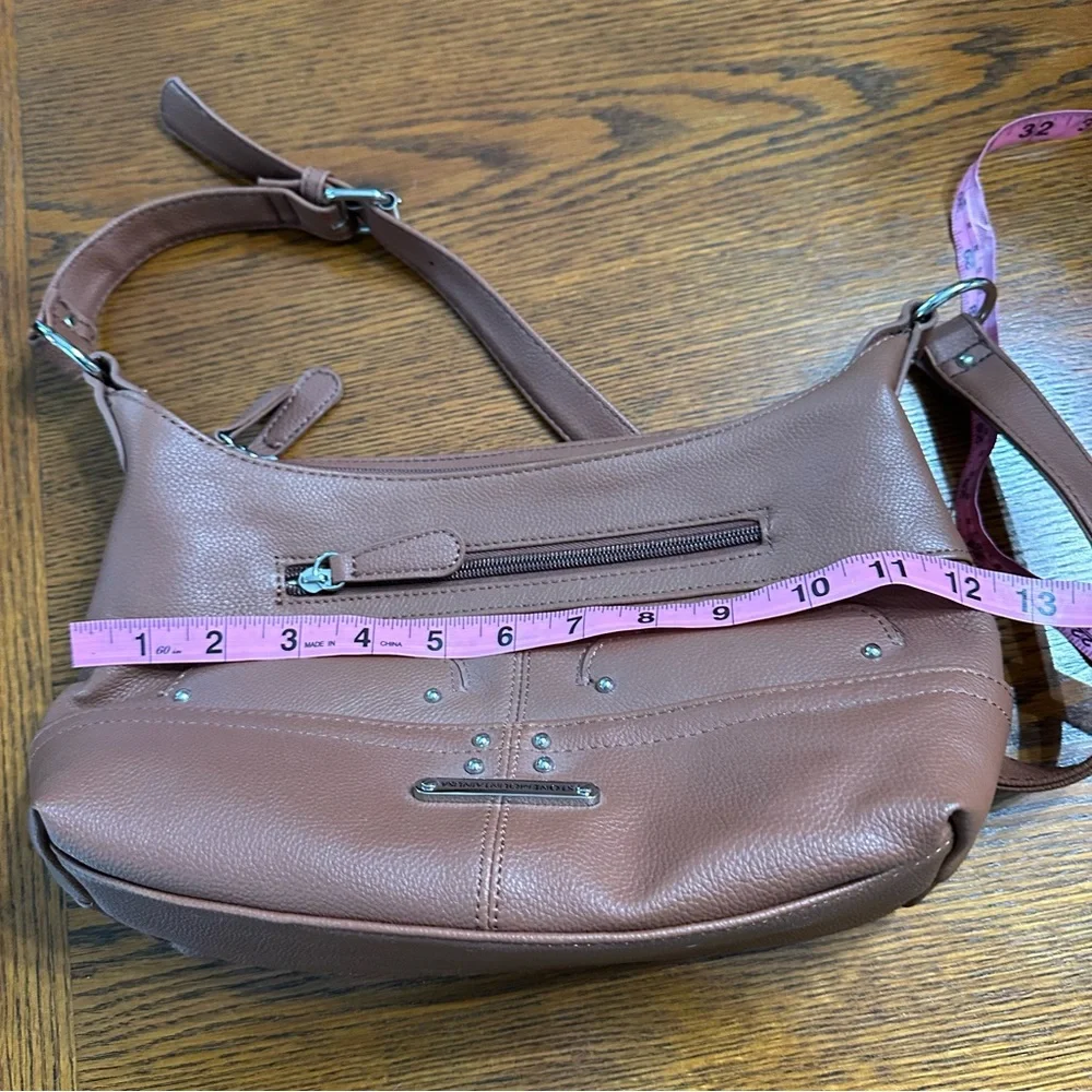 New without tags Stone Mountain Tan Leather Shoulder Bag - Picture 10 of 12
